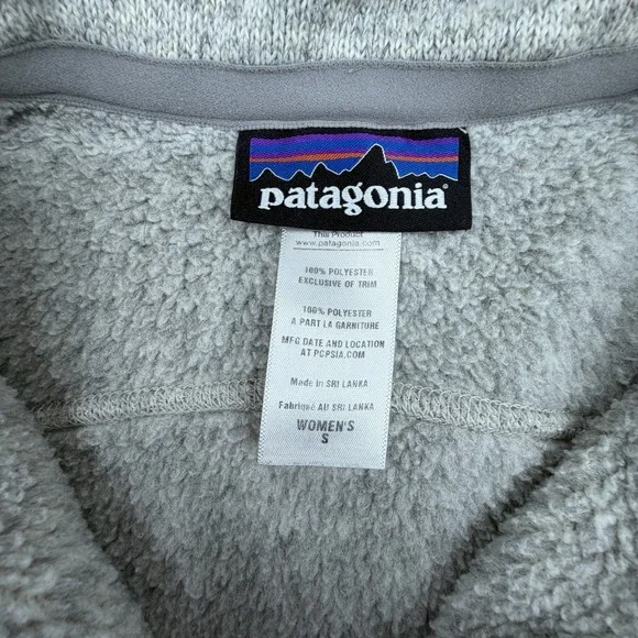 Patagonia Better Sweater Vest Women's Small Knit Fleece Lined Charcoal Grey - Picture 3 of 6